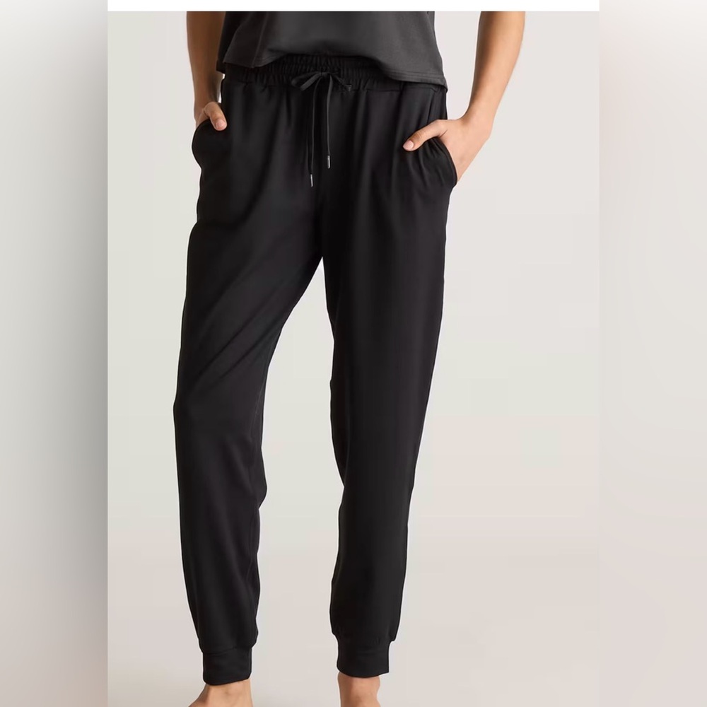 New Chico's Black Jogger Pants Size 2R (US L/12)